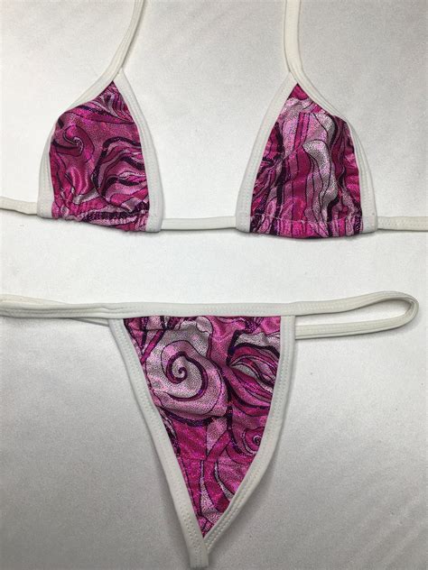 Sexy Thong String Exotic Bikini Set Etsy