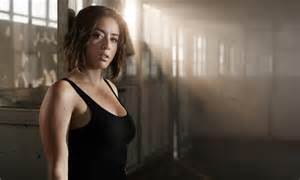 See Chloe Bennet Photographed With A Naked Rubber Woman