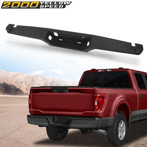 Rear Bumper Top Step Pad Cover W Tow And Park Aid Fit For Ford 2015