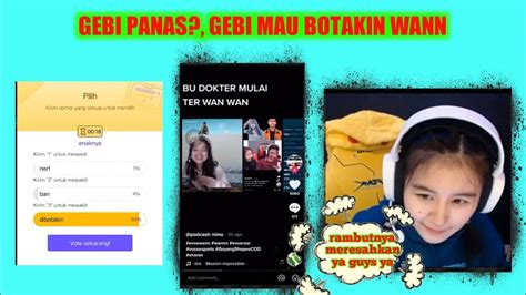 Gebi Mau Botakin Rambut Wann Gebi React Tiktok Youtube