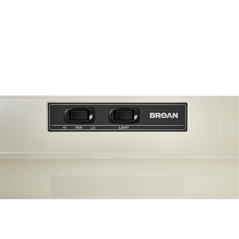 403002 Discontinued Broan® 30 Inch Ducted Under Cabinet Range Hood 210 Max Blower Cfm Bisque