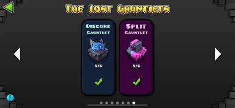All Currently Released 22 Gauntlets Complete Rgeometrydash