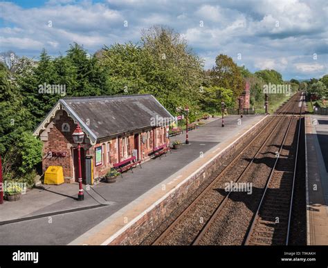 Railway Architecture At Appleby Railway Station On The Famous Settle To