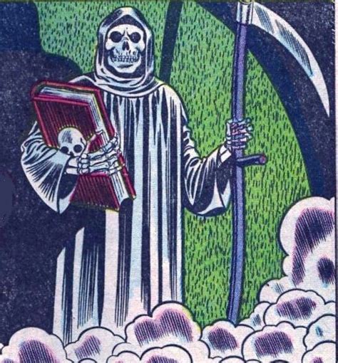 Grim Reaper Pop Art Comic Dark Art Illustrations Dark Fantasy Art