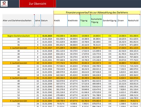 Excel Investitionsberechnung Immobilien Professional Version