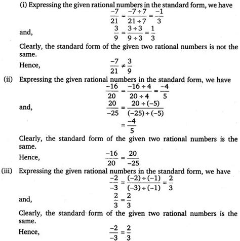 Chapter 9 Rational Numbers Class 7th Ncert Maths Solutions Edugrown Edugrown School