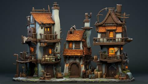 house well set 33070787 Stock Photo at Vecteezy