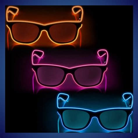 Oculos Colorido Para Festa - Óculos para Festa com LED Balada Neon Colorido - Extra Festas