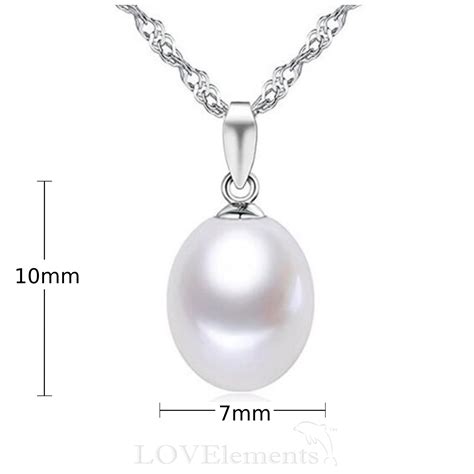 Classic Pearl 925 Sterling Silver Necklace Lovelements Jewelry