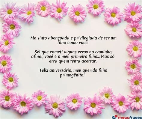 Mensagem De Aniversário Para O Filho Primogenito - Mensagens de Aniversário para Filho Primogênito