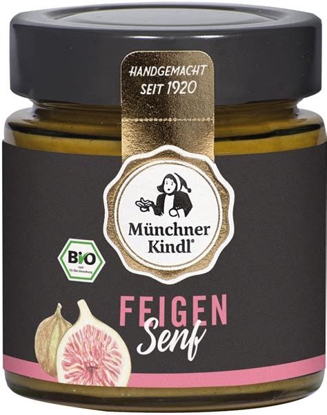 M Nchner Kindl Senf Bio Feigen Senf X Ml Amazon De