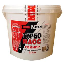 Отзыв о Спортивное питание Iron Man Турбо Масс Гейнер | Эффективный