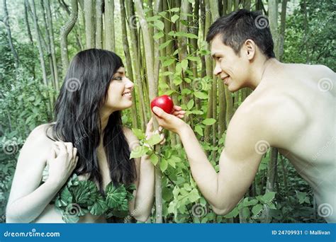 Adam Eve Stock Image Image