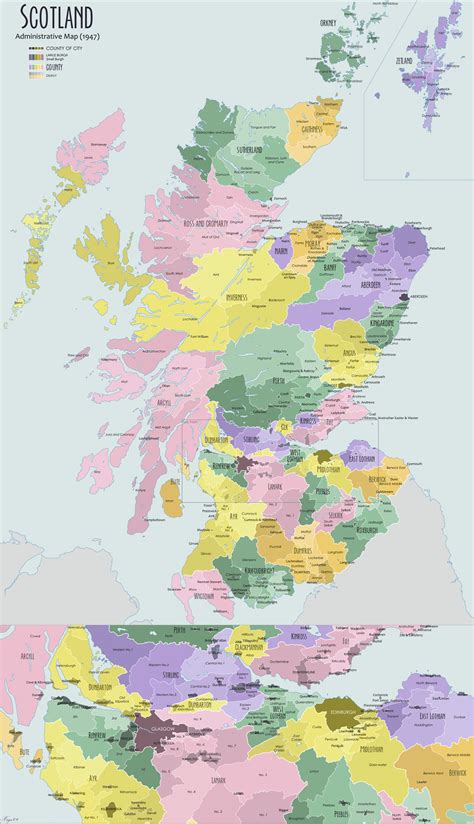 Political Map of Scotland - Mapsof.Net