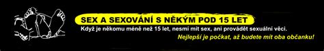 Sex a sexování s někým pod 15 let Bezpečná Plzeň