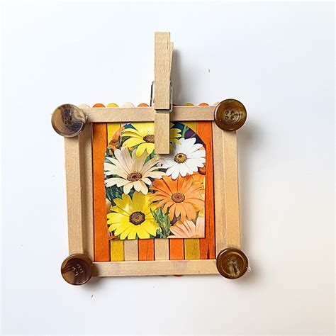 Popsicle Stick Picture Frame - Craft Your Happy Place