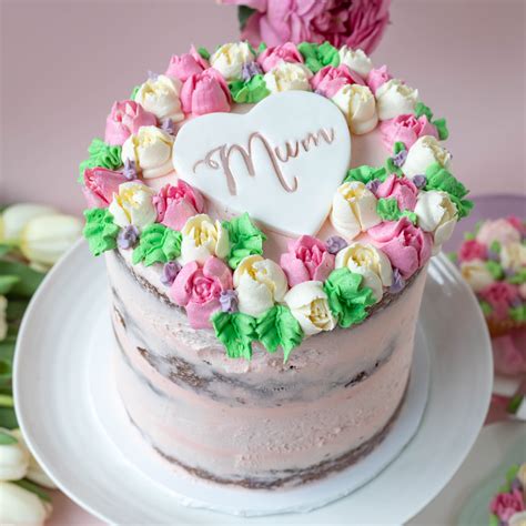 Rose Garden Naked Cake The Cupcake Princess