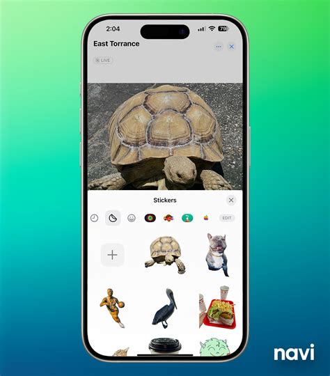 how to make moving stickers on iphone