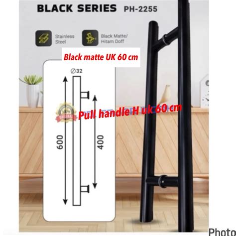 jual pull handle pintu  cm hitam dop gagang pintu kaca pintu kayu