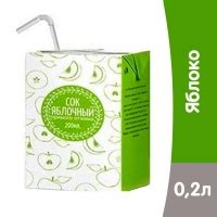 Сок Диас яблоко 0,2 литра - купить по выгодной цене с доставкой по ...