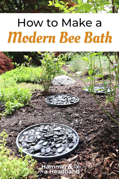 How To Make A Modern Bee Bath In Buzzworthy Style
