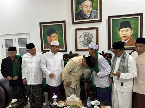 Prabowo Sebut Dukungan Dan Doa Kiai NU Energi Positif Bagi Perjuangannya