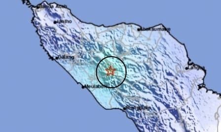 Gempa Bumi Tektonik 5 1 Magnitudo Guncang Wilayah Nagan Raya Aceh