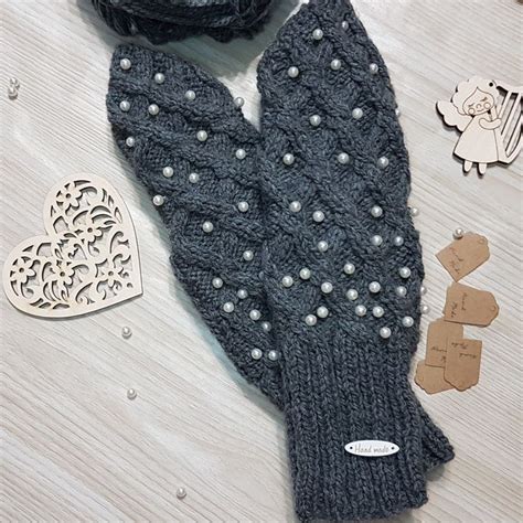 Варежки | Winter glove, Gloves, Oven mit