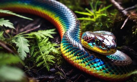 The Iridescent Snake A Shimmering Serpent Berry Patch Farms