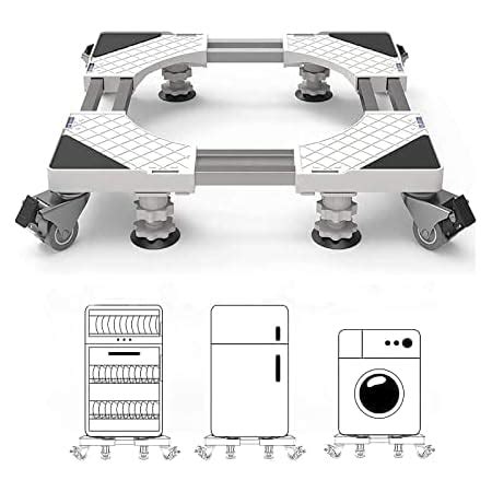 Amazon Jolitac Washing Machine Base Stand Movable Adjustable Bases