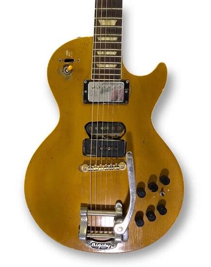 Frank Zappas Customised Gibson Les Paul Gold Top 195253 In