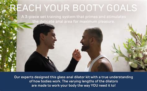 Amazon Glass Anal Dilator Set Piece Trainer Butt Plug Kit Body Safe Borosilicate Glass