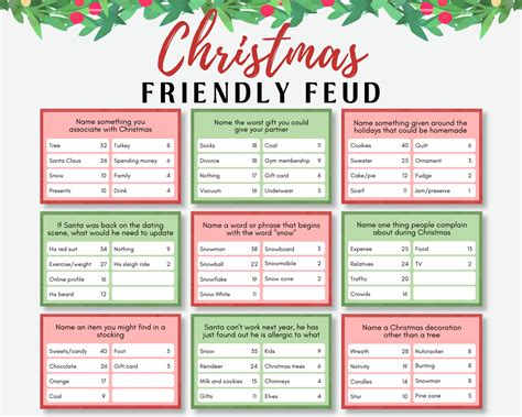 Christmas Family Feud 6