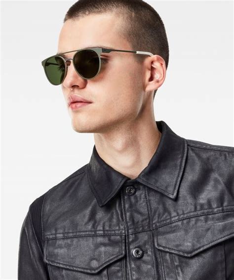 G Star Raw（ジースターロゥ）の「flat Metal Gsrd Myrow Sunglasses（サングラス）」 Wear