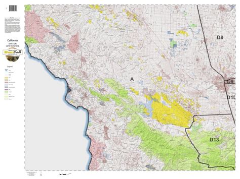 California Hunt Zone D7 Deer California D8 Hunting Zone Map Free