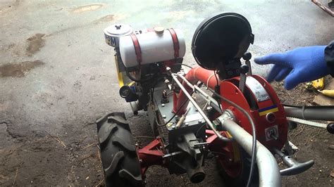 Переключение передач мотоблок Мотор Сич видео - YouTube
