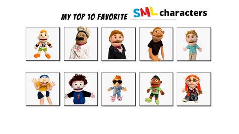 My Top Ten favourite SML characters. by SudriGuy on DeviantArt