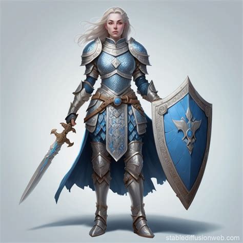 Female Samsaran Champion Character Design Stable Diffusion Online