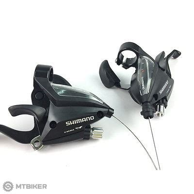 Shimano Altus ST-EF500 3x8 radiace a brzdové páčky čierne - MTBIKER Shop