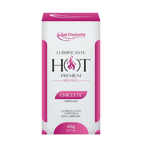 Lubrificante Hot Premium Chiclete La Pimienta Munas Moda Intima Sex Shop