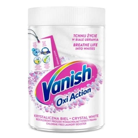 Прах за премахване на петна, Vanish, White, 500 g - eMAG.bg