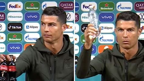 Uefa Tanggapi Ulah Ronaldo Geser Botol Coca Cola Republika Online