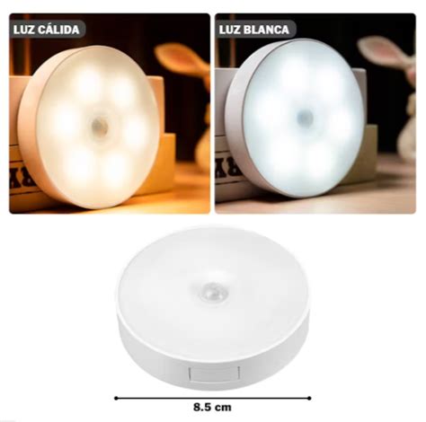 Ripley FOCO CON SENSOR DE MOVIMIENTO RECARGABLE LUZ LED NOCTURNA CON