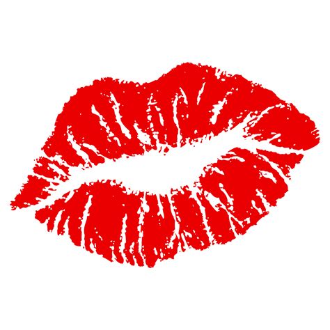lipstick kiss print  transparent background  png