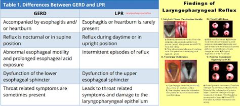 Laryngo Pharyngeal Reflux Diseaselpr Vs Gerd