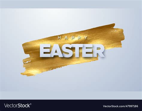 Happy easter holiday banner Royalty Free Vector Image