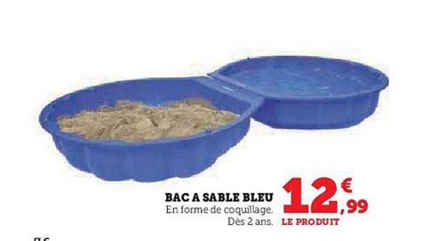 Promo Bac à Sable Bleu chez Hyper U iCatalogue fr