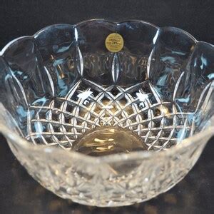 Cut Glass Lead Crystal Bowl, Vintage, Made in Italy - Etsy