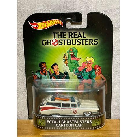 HOT WHEELS 風火輪 電影卡 ECTO GHOSTBUSTERS CARTOON CAR捉鬼特攻隊 膠胎 蝦皮購物