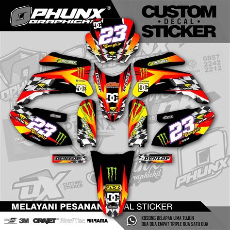 Jual Sticker Decal All Viar Cross X 150 Viar Cross X 200 ES Viar Cross